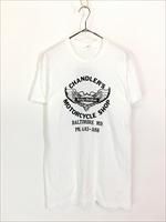 古着 60s Harley Davidson 「Wing Logo＆No.1」 単色 ハーレー