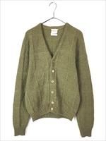 希少 60s McBriar vintage アクリル ニット カーディガン 60年代〜70年代 60s 70s デッドストック アクリル ニット