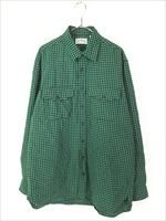 希少】90s LLBeanチェックショーツUSA製cityスタイルy2k古着