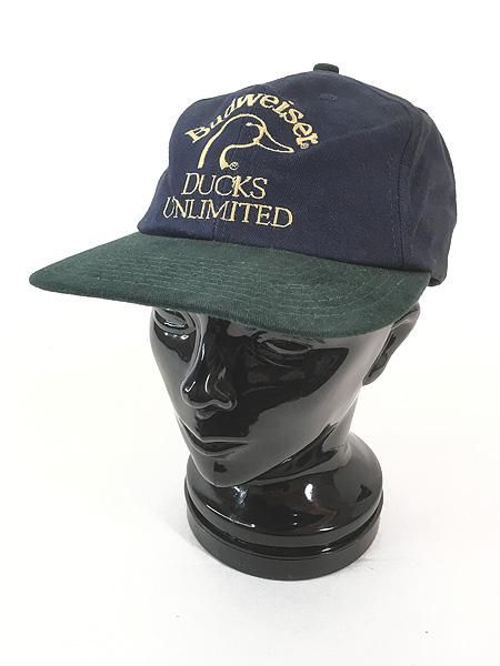 USA製！90's VINTAGE Budweiser コーデュロイキャップ Budweiser】USA(アメリカ)製古着レッド(赤)バドワイザーロゴ