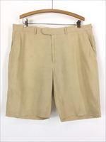 ラルフローレン シルクコットン ショーツ ブラック W38 古着 Ralph Lauren ラルフローレン カーゴショートパンツ ショーツ