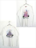 USA製 90s Disney シンデレラ城　tシャツ USA製】90s Disney ディズニー シンデレラ城 Tシャツ メンズXL