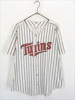 古着 80s Rawlings MLB Minnesota Twins ツインズ ストライプ
