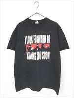 テスト古着なんじゃあ 古着 Ask A Ninja 「I LOOK FORWARD TO KILLING YOU SOON」 忍者 T