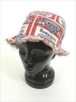 ビンテージ！アメリカ製 Budweiser. ビール 総柄 ARMY ハット ビンテージ！アメリカ製 Budweiser. ビール 総柄 ARMY ハット