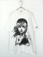 【希少】レミゼラブル Tシャツ USA製 ネイビー XL アート 劇 舞台 映画 古着 80s USA製 Les Miserables レ ミゼラブル コゼット