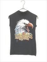 レディース 古着 80s USA製 3D EMBLEM HARLEY DAVIDSON イーグル