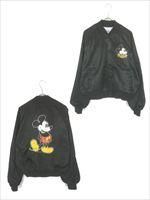 【専用】Vintage JH Silk Disney Bomber Jacket 古着 90s USA製 Chalk Line Disney ミッキー 光沢 ナイロン サテン