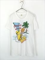 ヒューイ・ルイス＆ザ・ニュース 　ツアーTシャツ　ヴィンテージ　古着【4787】 古着 80s USA製 Huey Lewis & The News 「The Four Tour 1987