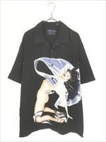 古着 00s Bettie Page ベティ ペイジ モデル フォト 開襟