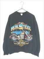 古着 80s HARLEY DAVIDSON イーグル バイク グラフィック