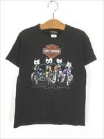 キッズ 古着 10s HARLEY DAVIDSON キャラクター風 バイク