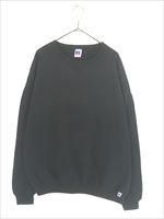 90s RUSSELL ビンテージ　前V スウェット　ブラックvintage 90s RUSSELL ATHLETIC(ラッセルアスレチック) V Sweatshirt 前V