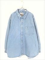 古着 Levi's Silver Tab ブルー デニム ワーク シャツ XL 古着