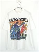 USA古着 シカゴブルースフェスティバルTシャツ⭐︎グッドフェード L バンドT USA古着 シカゴブルースフェスティバルTシャツ⭐︎グッド