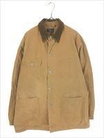 ラルフローレン　カバーオール Ｓダメージ加工　コーデュロイ襟 古着 90s Ralph Lauren 襟 コーデュロイ デニム ワーク