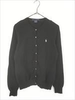 ラルフローレン　ヴィンテージ　レディース　　カーディガン　ニット　　レース襟 AsRiRe カーディガン ラファエルグレーステッチ レース襟ニット