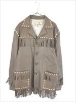 50S～60S　ヴィンテージ　ファー襟付クロップドコート　ベルベット　ジャケット VINTAGE - 60sUSAヴィンテージ 77originals 2ndCoatベルベット