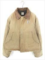 古着 90s- Carhartt BRN フェード ブラウン ダック パデット