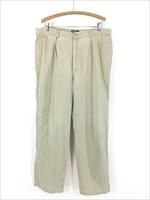 90s ポロ　ラルフローレン　チノ　パンツ　w32 　タック　usa ベージュ 90s Polo | ラルフローレン チノパン ベージュ系 W32 L29 - 札幌