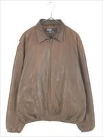 希少 90s ポロラルフローレン ラムレザースウィングトップ ブラウン L 本革 90's Polo by Ralph Lauren Leather Swing Top 90年代 ポロ