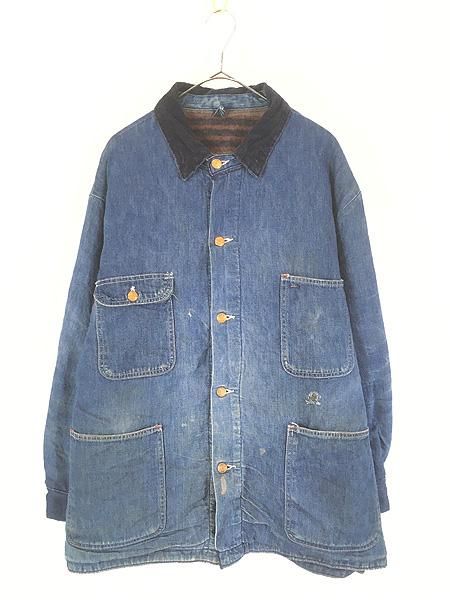 古着 60-70s BLUE BELL ブランケット ライナー インディゴ デニム