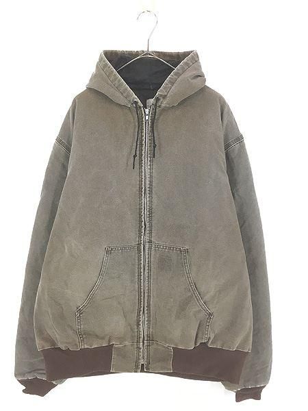 古着 90s Carhartt チョコレート ダック パデット アクティブ