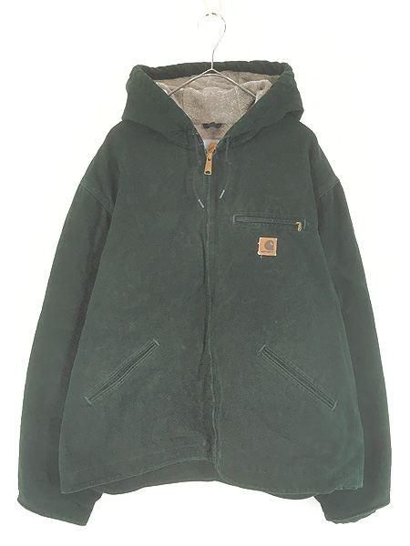 古着 00s Carhartt 裏ボア SPC スプルース グリーン ダック