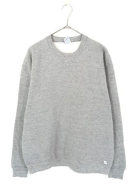 古着 90s USA製 Russell 無地 プレーン 前V セットイン スウェット