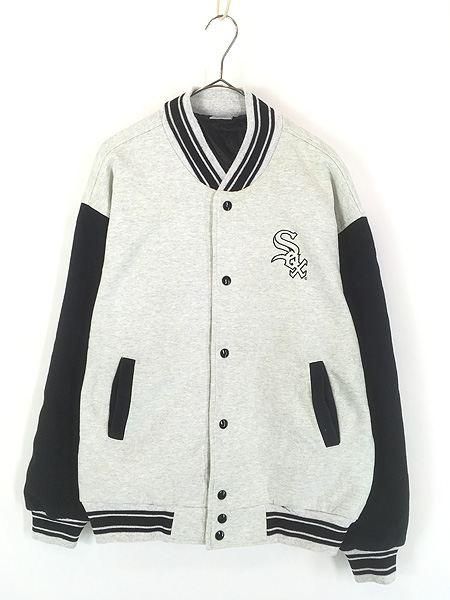 90s Chicago White Sox ホワイトソックス 光沢 スタジャン 古着 90s MLB Chicago White Sox ホワイトソックス 光沢 サテン