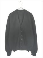 古着 60-70s パール編み ソリッド ブラック モヘア ウール ニット