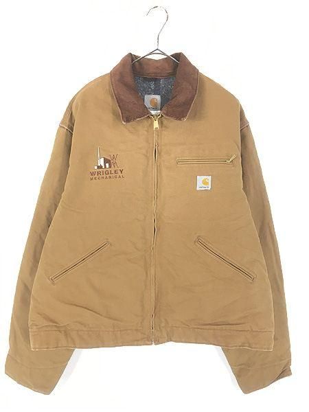 古着 00s Carhartt 裏地 ストライプ ブランケット BRN ブラウン