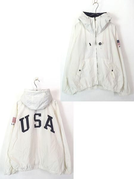 古着 90s POLO SPORT Ralph Lauren 「USA」 星条旗 ロゴ