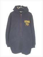 50's 最初期 ビンテージ 米軍 NAVY USNA カデットコート パーカー 古着 60s 米軍 USNA 「NAVY」 パッチ ミリタリー メルトン ウール