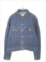 古着 70s USA製 Lee 220 「KENT」 2ポケ イエローステッチ 濃紺 ブルー