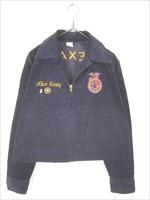 古着 90s 「TEXAS」 豪華 チェーン 太畝 コーデュロイ FFA