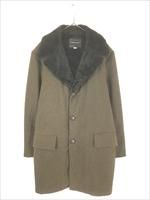 古着 70s Towncraft JC Penney メルトン ウール ボア ランチ コート 40