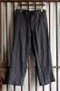 P12-TESBLI. Atelier Pants. Double Brushed Dark Gray. Araki Yuu.
