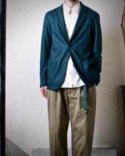 full hand made belt｜il micio × m's braque (green)：m's braque