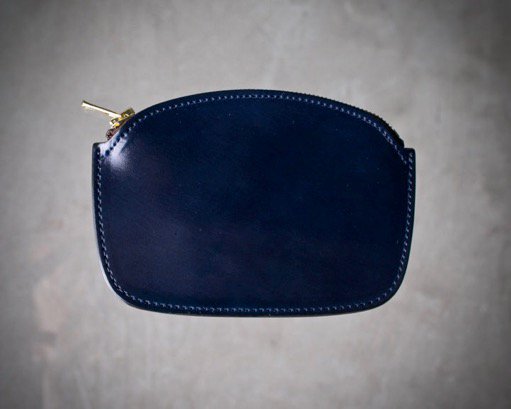 coin purse / cordovan / navy ：forme｜toron（トロン）