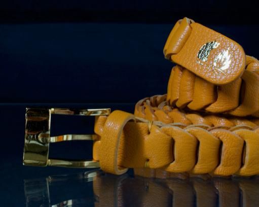 full hand made belt / il micio × m’s braque / chèvre / tournesol：m's  braque｜toron（トロン）