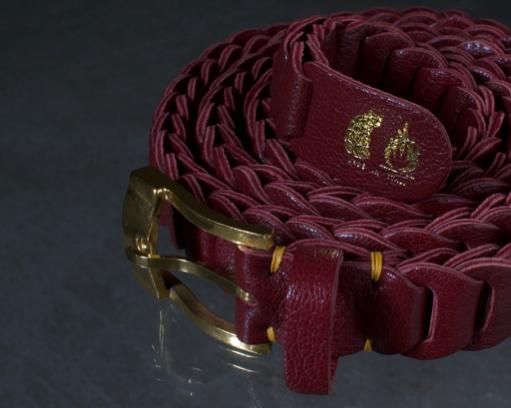 full hand made belt / il micio × m’s braque / chèvre / cherokee：m's  braque｜toron（トロン）