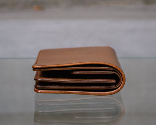 Post wallet / Cordovan / Cigar：forme｜toron（トロン）