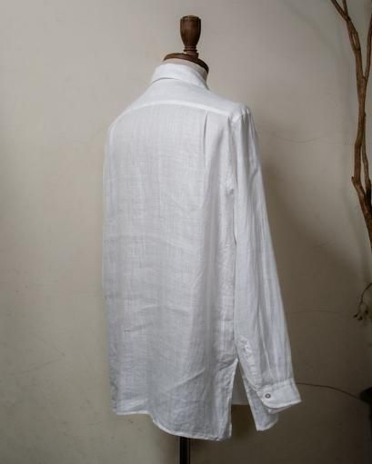 え*つ様 OPEN COLLAR SHIRT S/S HEMP サイズ3 OPEN COLLAR SHIRT S/S HEMP サイズ3