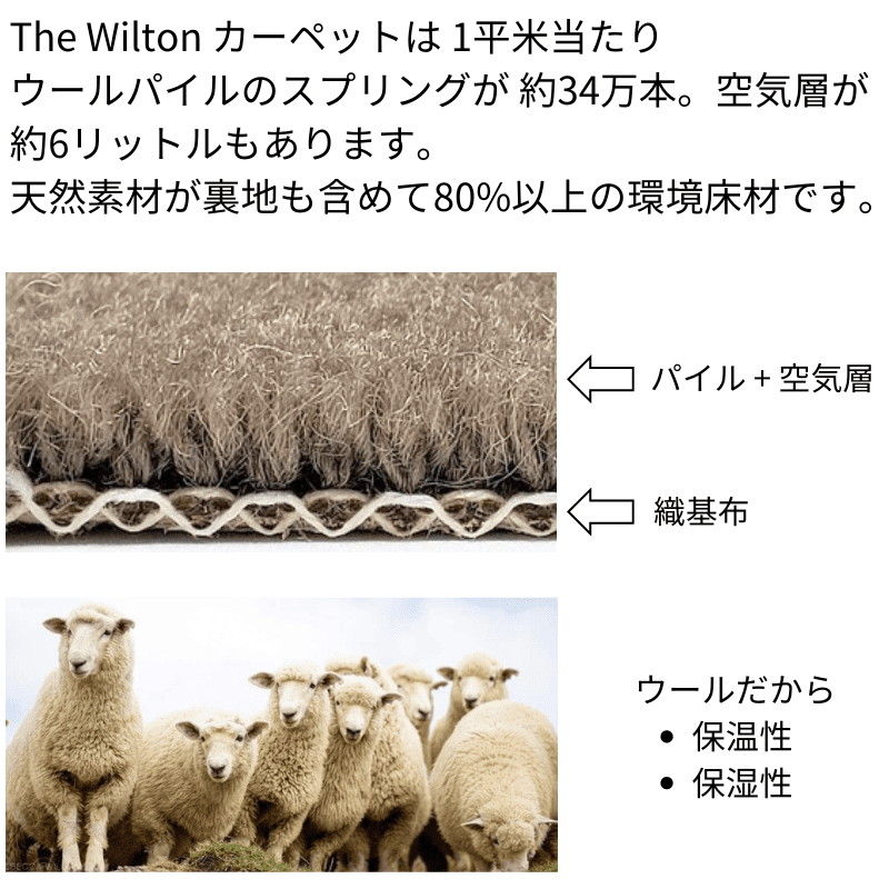 The Wilton《ラグ・置敷き》ウール織じゅうたん 1.8ｍロール幅×100cm～ - HOTEL LIFE - 1189番 - AGI  ウール織じゅうたん専門 webショップ 『エージーアイ』