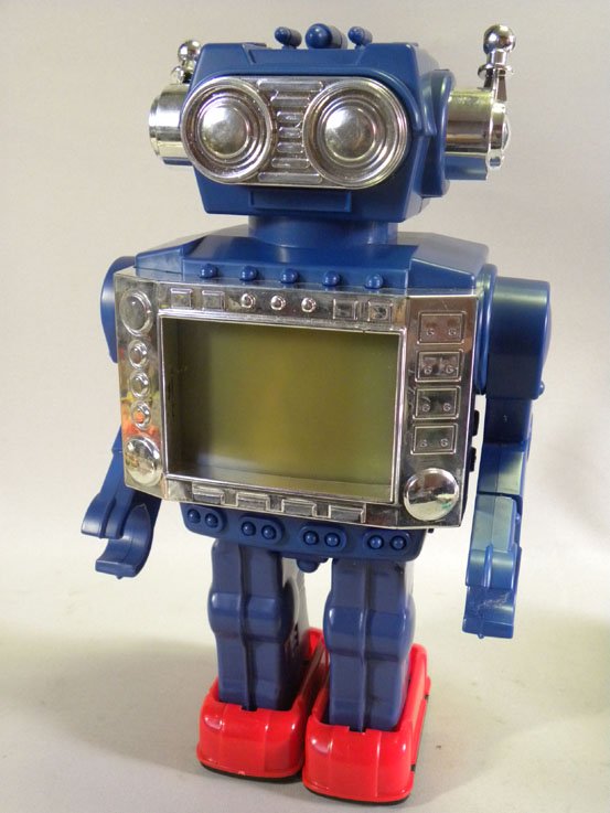 昔のおもちゃ専門店 SHOOTING STAR-堀川玩具（ホリカワ） ニューテレビロボット New TV Robot ブリキ ロボット 玩具 おもちゃ  通販 販売 tin toys