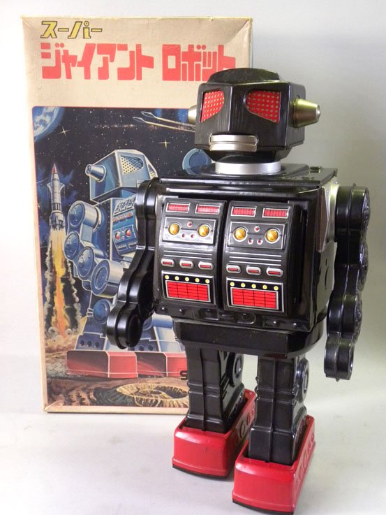 昔のおもちゃ専門店 SHOOTING STAR-堀川玩具（ホリカワ） スーパージャイアントロボット Super Giant Robot ブリキ  ロボット 玩具 おもちゃ 通販 販売