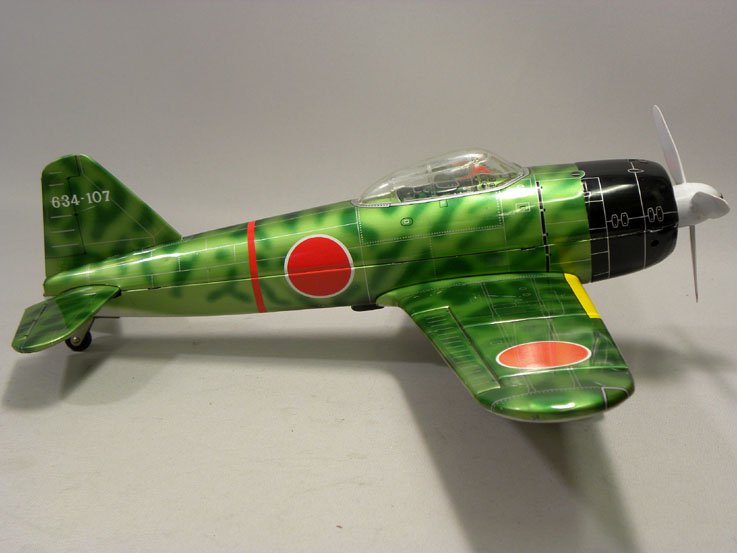 古いブリキ玩具 零戦 P・M・A MADE IN JAPAN 検索用語→B昭和 
