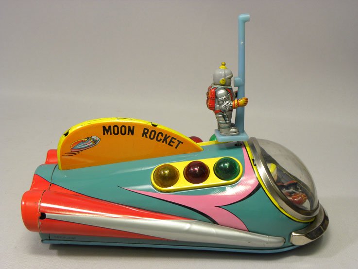 昔のおもちゃ専門店 SHOOTING STAR-増田屋（マスダヤ） ムーンロケット Moon Rocket ブリキ スペース物 宇宙物 玩具 おもちゃ