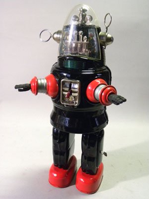 おもちゃノムラトーイのブリキ のメカナイズドロボット　1960年代　当時物